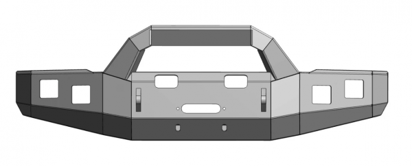 2015-2019 Chevrolet - 2500/3500 Brute Front Bumper - Image 2