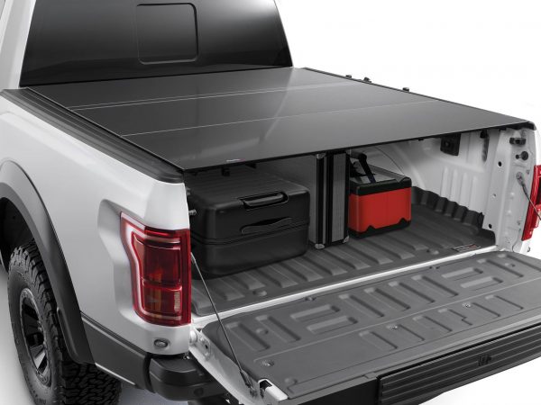 Ford F-250/F-350/F-450/F-550 WeatherTech Alloycover Tonneau Cover Tri-Fold | 6-3/4' Box - Image 2