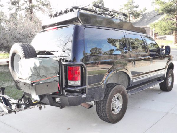 Alluminatis 1999-2005 Ford Excursion Rear Bumper Swing Arms Fuel or Tire - Image 2