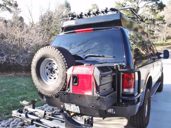 Alluminatis 1999-2005 Ford Excursion Rear Bumper Swing Arms Fuel or Tire - Image 3