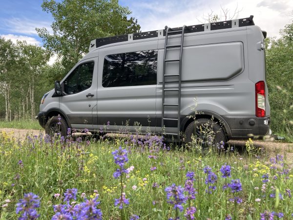 Ford Transit Van Aluminum roof rack for High Roof or Medium Roof - Free Shipping