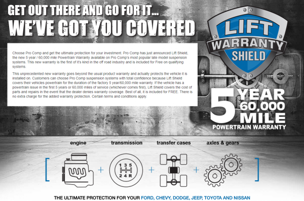 Ford F250 2011-2020 Super Duty Pro Comp 6 Inch Stage I Lift Kit with ES9000 Shocks - Image 2