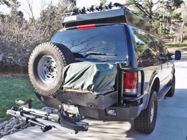 Alluminatis 1999-2005 Ford Excursion Rear Bumper Swing Arms Fuel or Tire - Image 6