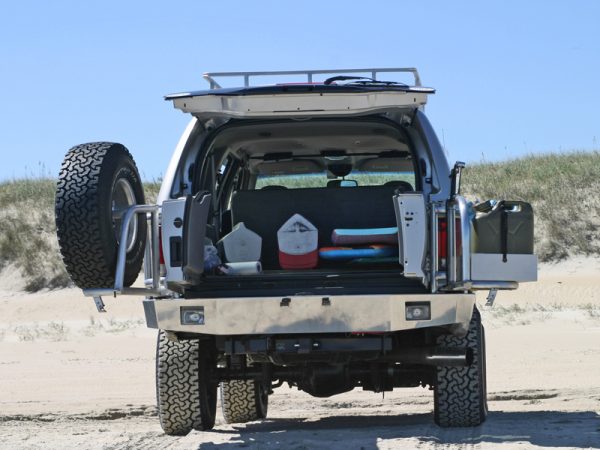 Alluminatis 1999-2005 Ford Excursion Rear Bumper Swing Arms Fuel or Tire - Image 5
