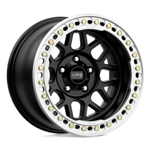 Ford E-Series Van E150 E250 E350 KMC Grenade Crawl BL Wheels 17X8.5
