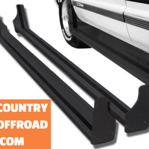 1992-2015 Ford E-Series E-150 | E-250 | E-350 | E-450 Van Commercial Black Powder Coated Aluminum Running Boards