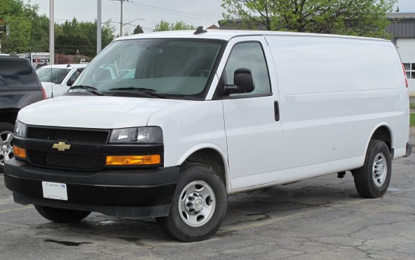 Chevrolet Express GMC Savana Electric Power step running boards AMP